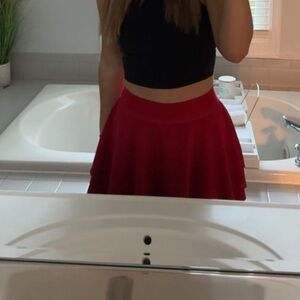 Red Lululemon Skirt